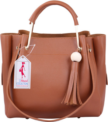 

Ritupal Collection Hand-held Bag(Tan)