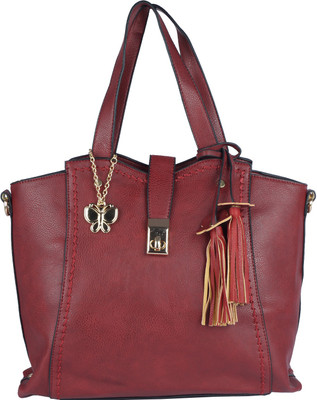 

Butterflies Hand-held Bag(Red)