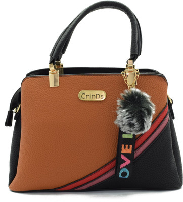 

Crinds Hand-held Bag(Brown)