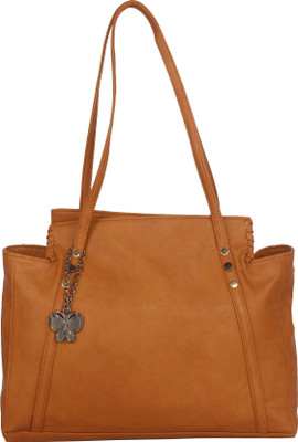 

Butterflies Hand-held Bag(Tan)