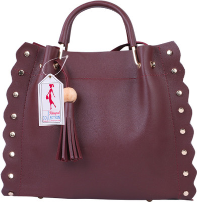 

Ritupal Collection Hand-held Bag(Maroon)