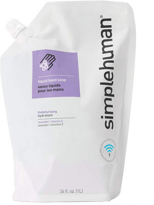 

simplehuman 34 fl. oz. Moisturizing Liquid Hand Soap Refill Pouch, Lavender/Vitamin E(1005 ml, Pouch)