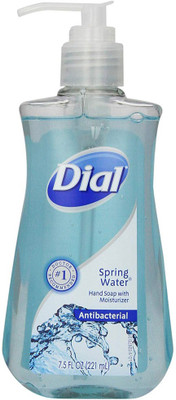 Dial Liquid Hand Soap, Spring Water, 7.5 Ounce(221 ml, Bottle)