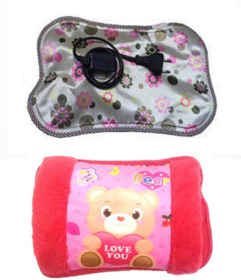 

OYD Best Comfort Electric Heating GEL WARM BAG (LONG LASTING HEATING) PACK OF 2 (Multicolor) Electric Fur and electric 1 L Hot Water Bag(Multicolor)