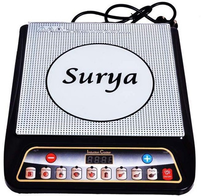 

Surya MR-02 Induction Cooktop(Black, Push Button)