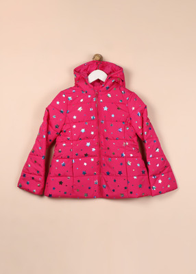 

United Colors of Benetton Full Sleeve Printed Baby Girls Jacket, 902
