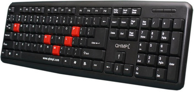 Quantum QHMPL7412 Wired USB Multi device Keyboard