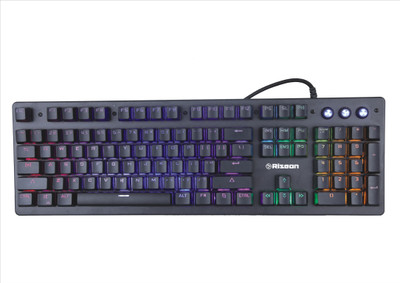 

RISEON X1 Mechanical Feel Wired USB Gaming Keyboard(Black)
