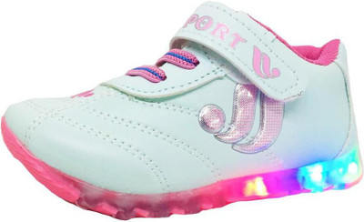 

TeeniTiny Boys & Girls Velcro Sneakers(Pink