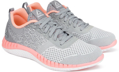 

REEBOK Boys & Girls Lace Running Shoes(Grey, Cloud grey/grey/melon