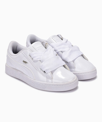 

Puma Girls Lace Sneakers(White, Puma white-puma white