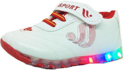 

TeeniTiny Boys & Girls Velcro Sneakers(Red