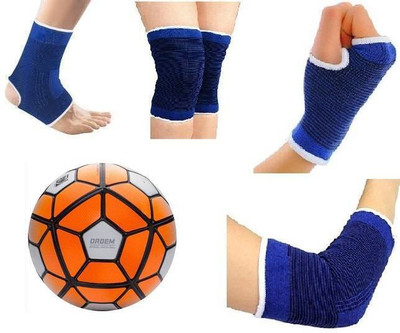 

M ART ORDM FOOTBALL WITH NEE,ANKLE,PALM,ELBOW COMBO(KIT) FOOTBALL SIZE 5 Football Kit