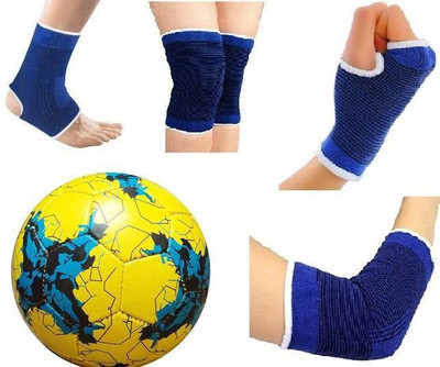 

M ART MNCHSTR RED FOOTBALL ALL WITH NEE,ANKLE,PALM,ELBOW COMBO(KIT) FOOTBALL SIZE 5 Football Kit