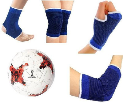 

M ART KRSVA FOOTBALL ALL WITH NEE,ANKLE,PALM,ELBOW COMBO(KIT) FOOTBALL SIZE 5 Football Kit