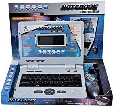 

mega shine Educational & Learning Multi Skill Laptop With 30 Activities (Includes Adapter & Mouse)(Blue)