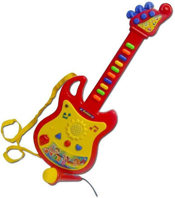 

Alpyog Musical Guitar with Microphone for Kids(Multicolor)