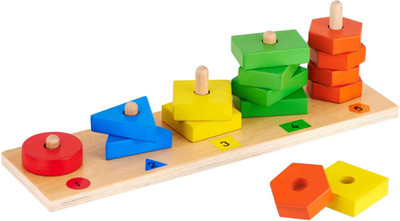 

Eduedge Numerical Shape stacker(Multicolor)