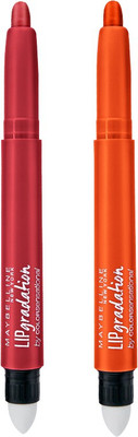 

Maybelline New York ipstick Combo Pack (Lip Gradation, Red 2 + Lip Gradation, Pink 1)(Red 2 and Pink 1, 2.5 g)