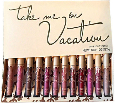 

Kylie jenner Lipstick ( Set of 12 )(Muticolor)