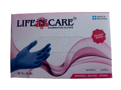 

LIFE N CARE LIFE N CARE(100 PCS) MEDICAL GRADE POWDER FREE SMALL SIZE GLOVES Latex Examination Gloves(Pack of 100)