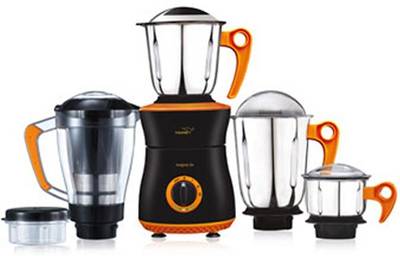 V-Guard Insignia Insignia DX 750 Juicer Mixer Grinder (4 Jars, Black)