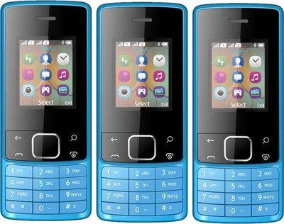 

I Kall K20 New Pack of Three Mobiles(Blue)