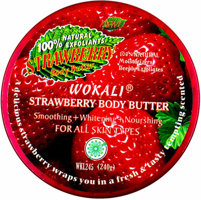 

Wokali Strawberry Body Butter(240 g)