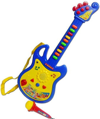 

Alpyog Muscial Guitar With Mic For Kids (Above 3yrs)(Blue)