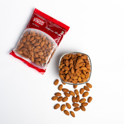 

Vinod California Almonds(250 g, Pouch)