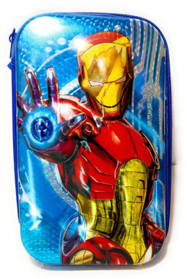 

Mukesh Art & Stationery Iron-Man Pouch(Blue)