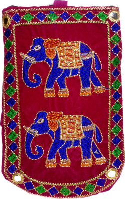 

KASIA Jaipuri Mobile Pouch Mobile Pouch(Pink)