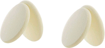 

sweetpea Set Of 4 Makeup Sponge Foundation Blender Blending Puff Dry & Wet Use Soft Touch Cosmetic Tool - (white)