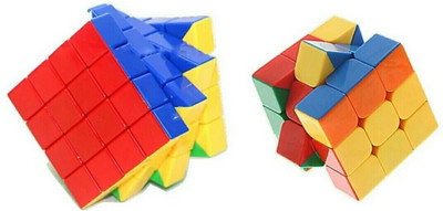 

zhomcollection high Speed 3X3 And 4X4 Magic Rubik Cube Pack of2(2 Pieces)