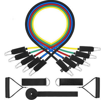 

GOCART 11 PC Resistance Bands Set Resistance Tube(Multicolor)