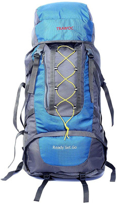 

TRAWOC HK2-Y-Trekking Bag Hiking Backpack Travel Rucksack - 60(Blue)