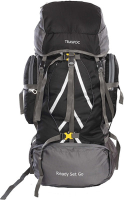 

TRAWOC HK4-BK-Trekking Bag Hiking Backpack Travel Rucksack - 60(Multicolor)