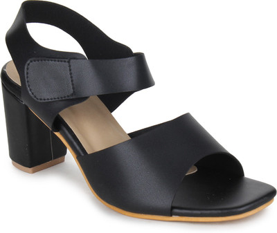 Sapatos Women Black Heels Flipkart