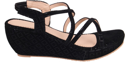 

DICY Women Black Wedges