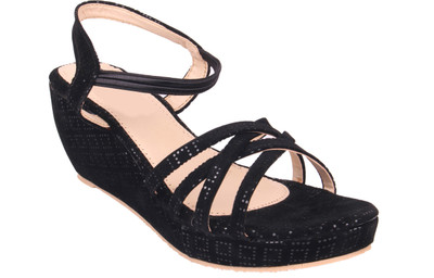 

DICY Women Black Wedges