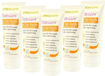 

NutriGlow De-tan scrub face pack Scrub(65 g)