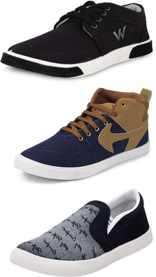 

Trenqs Sneakers For Men(Multicolor, Black
