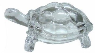 NITIN COLLECTION CRYSTAL TORTOISE (SMALL) Decorative Showpiece  -  3 cm(Crystal, Clear)