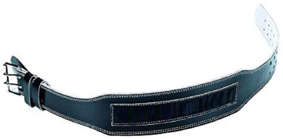 

QUINERGYS ® 6 Inch Genuine Leather Padded Gym Belt - Supports and reduces stress Back Support (, Multicolor-13, Black