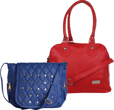 

Element Cart Women Casual, Evening/Party, Formal Red, Blue PU Sling Bag, Blue;red