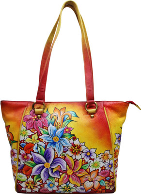 

Shankar Produce Women Casual Multicolor Genuine Leather Tote