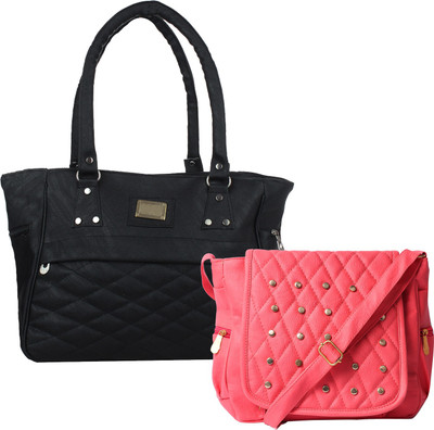 

Element Cart Women Casual, Evening/Party, Formal Black, Yellow PU Sling Bag