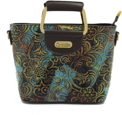 

Crinds Women Casual Multicolor Leatherette Hand-held Bag