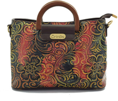 

Crinds Women Casual Multicolor Leatherette Hand-held Bag