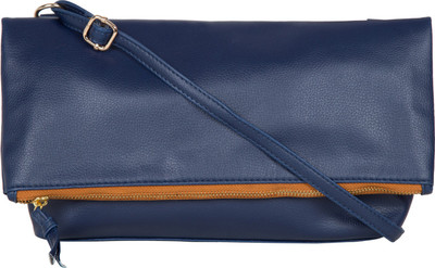 

Bagsy Malone Women Casual Blue PU Sling Bag